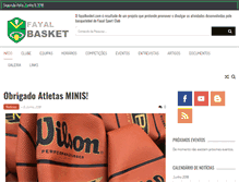 Tablet Screenshot of fayalbasket.com